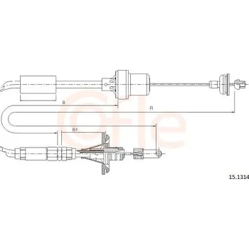 Autodíl Tažné lanko, ovládání spojky COFLE 15.1314