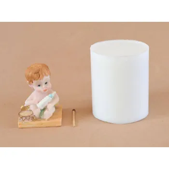 Silikonová forma Miminko s hračkami II - 43 x 43 x 60 mm