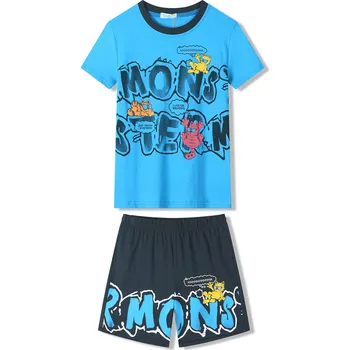 Chlapecké pyžamo Chlapecké pyžamo - KUGO WT7315, tyrkysová Barva: Tyrkysová, Velikost: 122