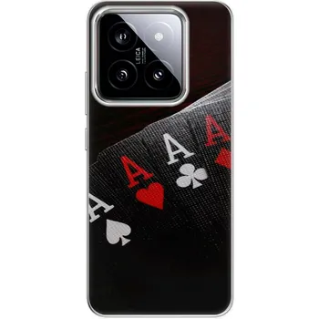 Pouzdro na mobilní telefon Odolné silikonové pouzdro iSaprio - Poker - Xiaomi 14