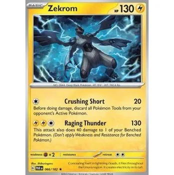 Karetní hra Pokémon PAR 066/182 Zekrom - Paradox Rift Stav: Near Mint, Verze: HOLO