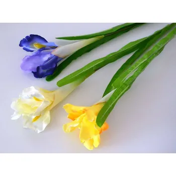 umělá květina Umělé květiny - Kosatec ŽLUTÝ