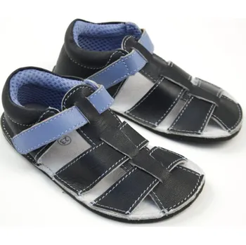 Dívčí obuv Ef Barefoot sandálky Navy EUR 28