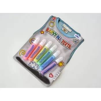 Výtvarná barva Barvy konturovací na textil - perleťové