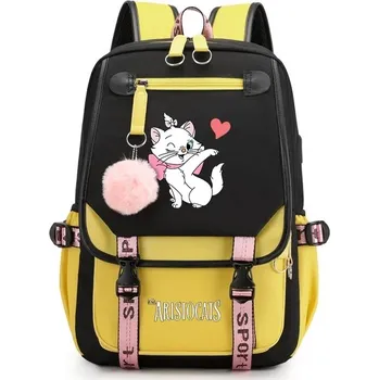 Městský batoh Disney batoh s USB nabíjením pro Notebook - 027