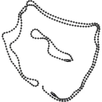 Řetízky US na identifikační známky sada ČERNÉ original