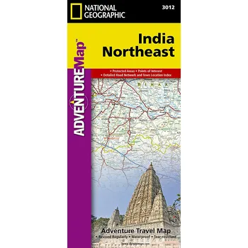 National Geographic Maps mapa India Northeast (SV Indie) 1:1,4 mil. voděodolná