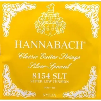 Struna pro kytaru a smyčcový nástroj Hannabach Struny pro klasickou kytaru série 815 Super Low Tension Silver specialD4w 8154SLT 5790