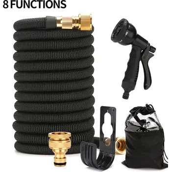 Zahradní hadice Flexibilní zahradní hadice - černá,15 m