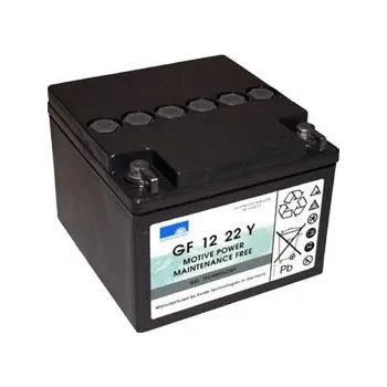 Trakční baterie Sonnenschein Trakční gelová baterie GF 12 022 Y F, 12V/24Ah