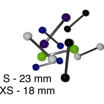 Řetízek Body piercing Varianta I - Velikost XS (23mm) Barva: bílá