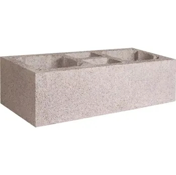 Komín Komínová ventilační tvárnice 890 x 360 x 245mm ∅ 270mm - dvouprůduchový komín