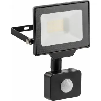 G-TECH LED světlomet se snímačem pohybu,20W,2000lm,AC220-240V,50/60 Hz,PF 0,9,RA 80,IP65,120°,6000K,černá