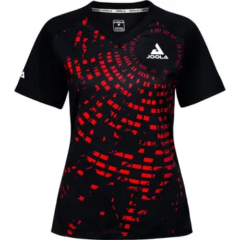Dámské tričko Dámské tričko Joola Lady Shirt Centrela Black/Red S