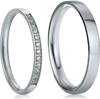 Prsten AN1048 Snubní prsteny chirurgická ocel - pár