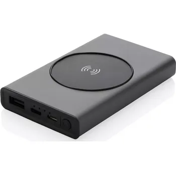 Powerbanka Powerbanka Terra 5 000mAh s 5W Qi z RCS rec. hliníku a ABS - P322.642