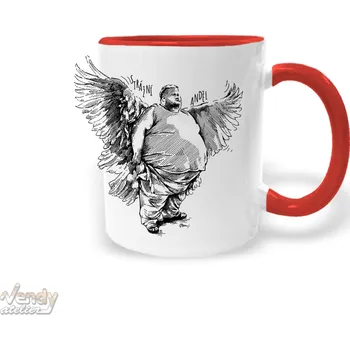 Hrnek - Strážný anděl Barva: Červená