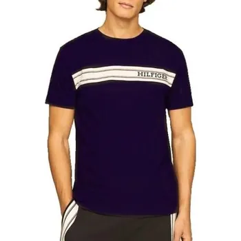 Pánské tričko Pánské triko Tommy Hilfiger UM0UM03196 modré modrá M