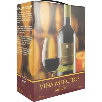 Víno MERCEDES MERLOT 3L BAG IN BOX