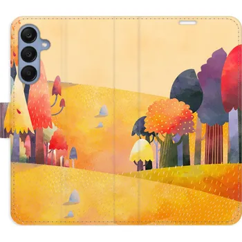 Pouzdro na mobilní telefon Flipové pouzdro iSaprio - Autumn Forest - Samsung Galaxy A25 5G