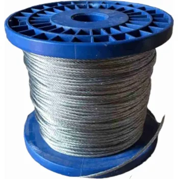 Lano Ocelové lanko 3mm, 6×7M-FC, DIN 3055, Zn.