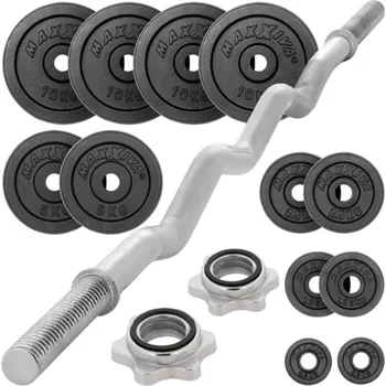 MAXXIVA nakládací činkový set, litina, 60 kg