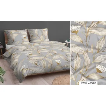 Povlečení Povlak na polštář LUX bavlna-satén 40x40 vzor 4838C