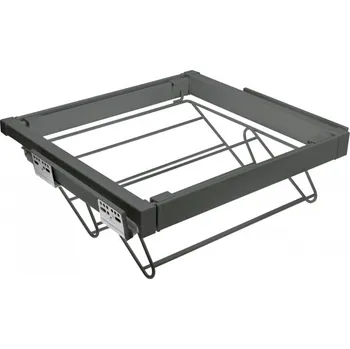 Zásuvka Elite na boty 600 mm s funkcí tichého zavírání, šedá antracitová