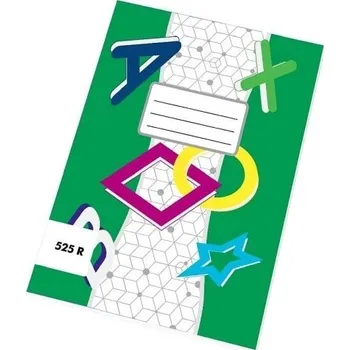 Sešit Sešit A5 čtverečkovaný 525 R, recyklovaný, 20 listů