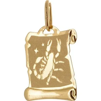 Přívěsek Přívěšek ze žlutého zlata znamení štír ZZ1154F + dárek zdarma