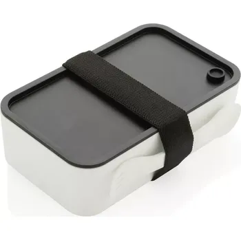 Svačinový box Krabička na jídlo s příborem z GRS recyklovaného PP - P269.053