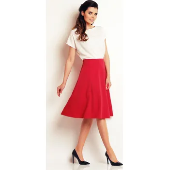 Dámská sukně Rozšířená klínová sukně A137 Barva: Růžová, Velikost: L