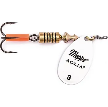 Umělá nástraha Rotační třpytka Mepps Aglia Fluo Vel.2 4,5g Phospho