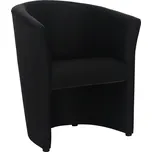 Kondela Klubové křeslo, ekokůže černá, CUBA