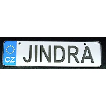 Kočárek SPZ na kočárek kov JOSEF nebo JINDRA