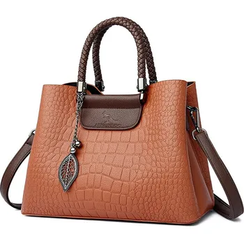 Dámská kožená kabelka FLY FF347 Barva: Hnědá