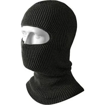 Kukla Kukla pletená s otvorem US WINTUCK ČERNÁ