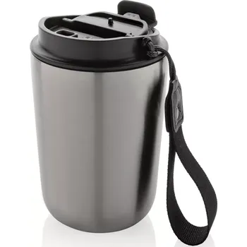 Termohrnek Termohrnek Cuppa z RCS recykl. nerezové oceli s lanyardem - P435.022