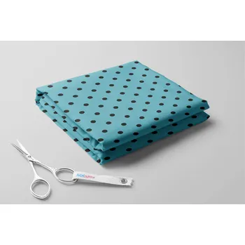 Softshell letní, Černé střední puntíky na světlém podkladu Barva: Tyrkysová