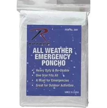 Pláštěnka ROTHCO Pončo nouzové slabé BEZBARVÉ