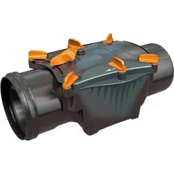 Kanalizační potrubí Aliaxis OTTIMA 1 zpětná klapka DN125, na srážkovou vodu, jednoklapková