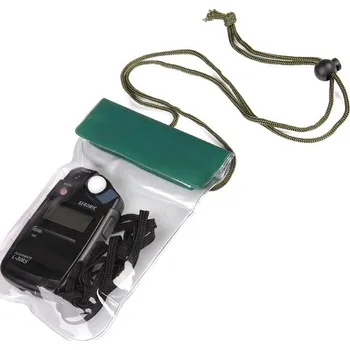 turistický batoh FOSTEX Pouzdro vodotěsné na krk 16,5 x 12,5 cm ZELENÉ