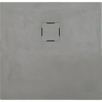 Sprchová vanička Calce - čtvercová sprchová vanička 80x80, Mineralite W31Q080