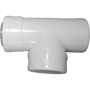 Kouřovod Baxi koaxiální T-kus 60/100mm, revizní, pro přímou montáž