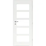 Classen Lukka Interiérové dveře M3 rámové, 70 P, 746 × 1985 mm, fólie, pravé, bílé, prosklené 484287703
