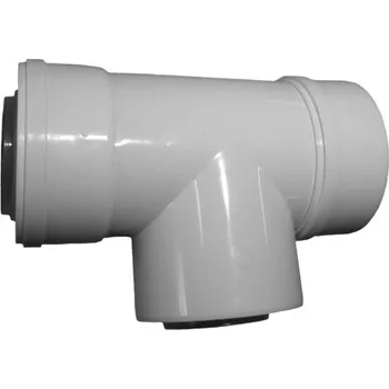 Kouřovod Baxi koaxiální T-kus 80/125mm, revizní KHA7150801254