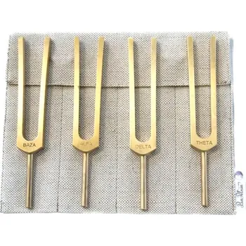 Příslušenství k hudebnímu nástroji Terapeutické ladičky Mozkové vlny - Alpha,Theta, Delta mosaz