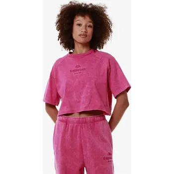 Pánské tričko Kappa AUTHENTIC PREMIUM LUMY tričko růžová M