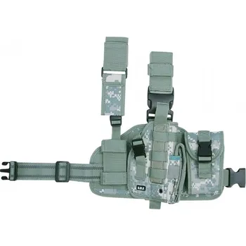 Příslušenství pro sportovní střelbu 101INC Pouzdro pistolové stehenní se zásobníky pravé ACU DIGITAL