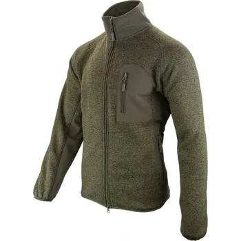 Pánská mikina JACK PYKE Mikina WEARDALE FLEECE ZELENÁ L ZELENÁ - OLIV